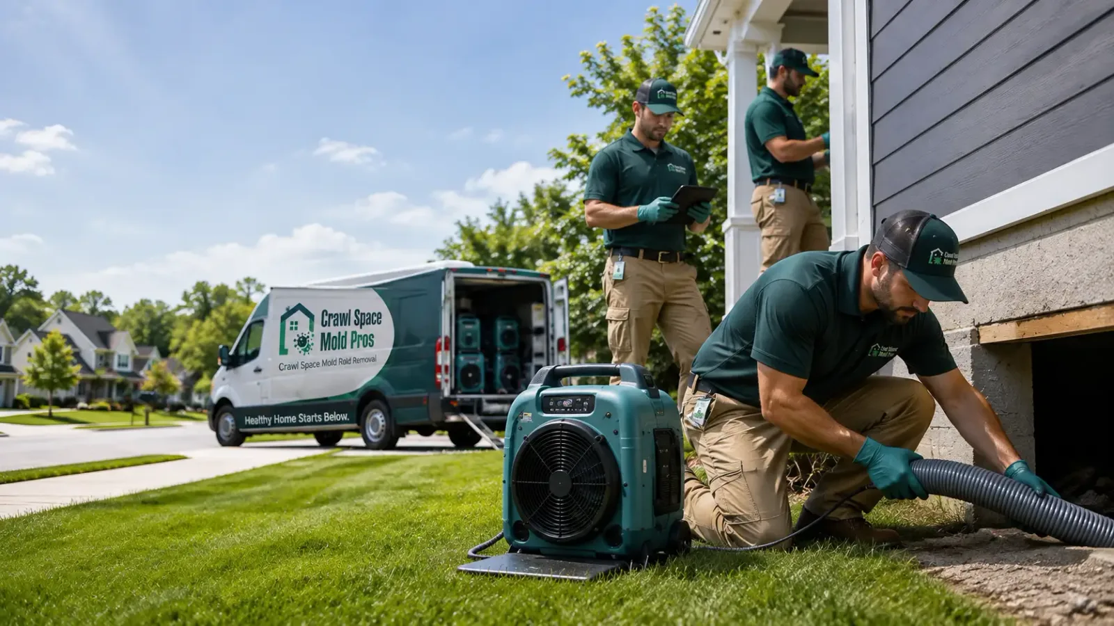 Crawl Space Mold Removal in Union, WA